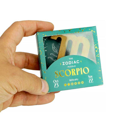 Puzzle Zodiaque Scorpion idée cadeau en bois