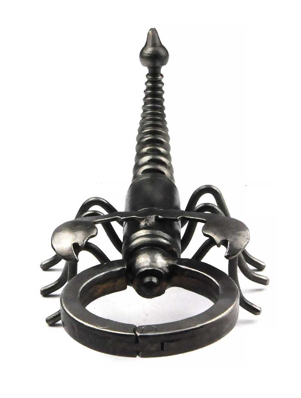 cadenas puzzle lock en forme de scorpion, objet métallique décoratif