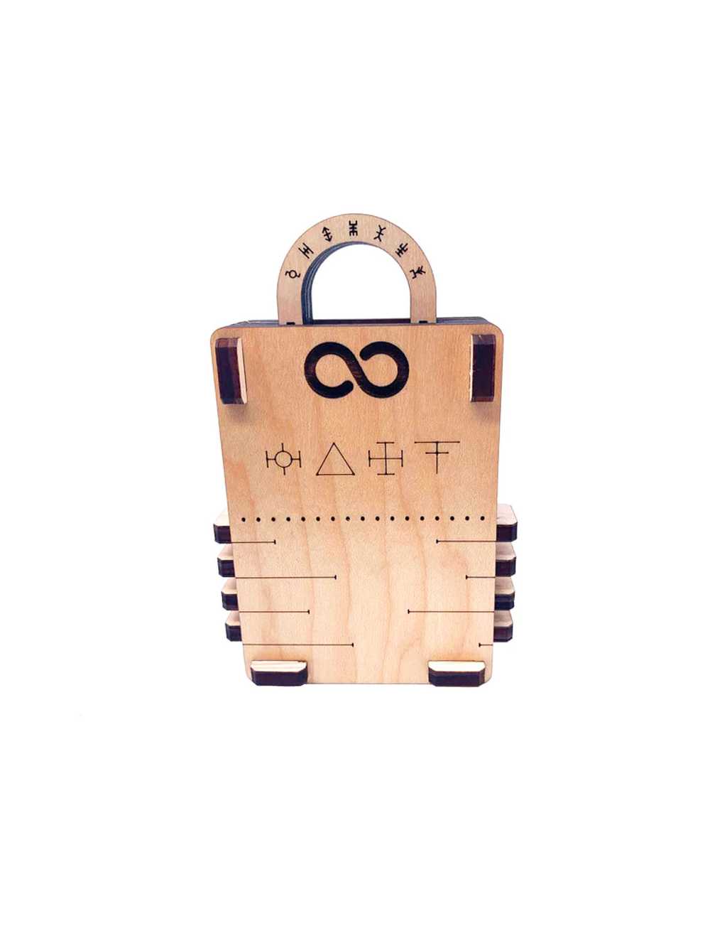 Sentinel – Boîte casse-tête en bois & coffre secret | Puzzle premium de logique Logica