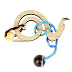 Casse-tête en bois Schnegge Escargot avec cordes
