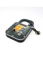 Cadenas-puzzle Sherlock Holmes fermé – énigme mécanique en métal