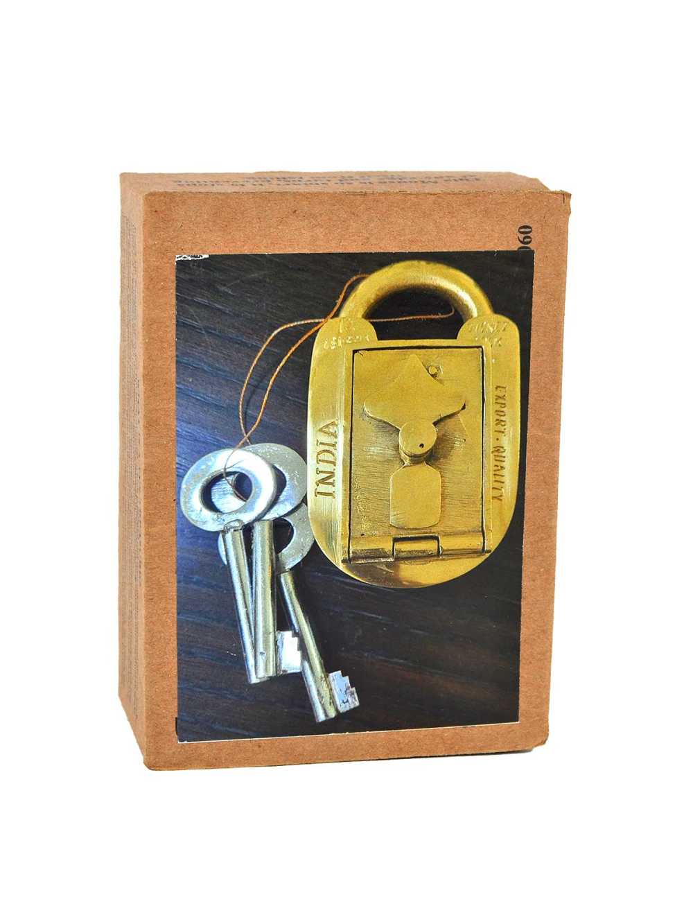 Jainlock – Cadenas-Puzzle Brass Trick Lock | Casse-tête métal & serrure artisanale Logica