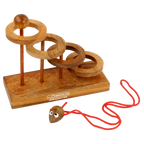 Casse-tête Libère la souris en bois en cours de résolution
