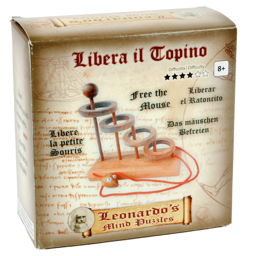 Puzzle Libère la souris idée cadeau en bois