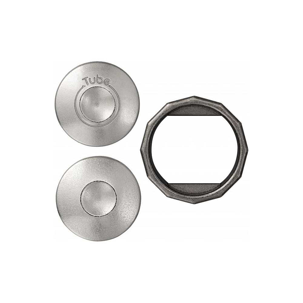 Détail des pièces du puzzle Huzzle Cast Tube en métal
