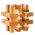 Puzzle Bambou Verrou démonté – jeu de logique
