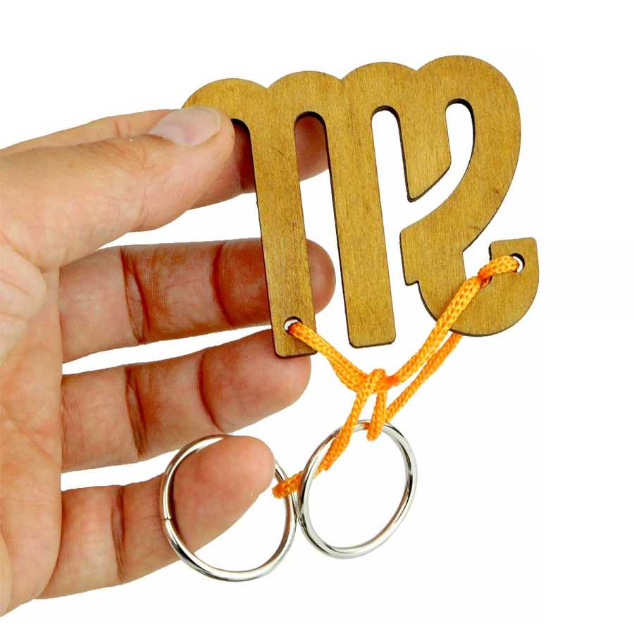 Casse-tête Zodiaque Vierge manipulé à la main
