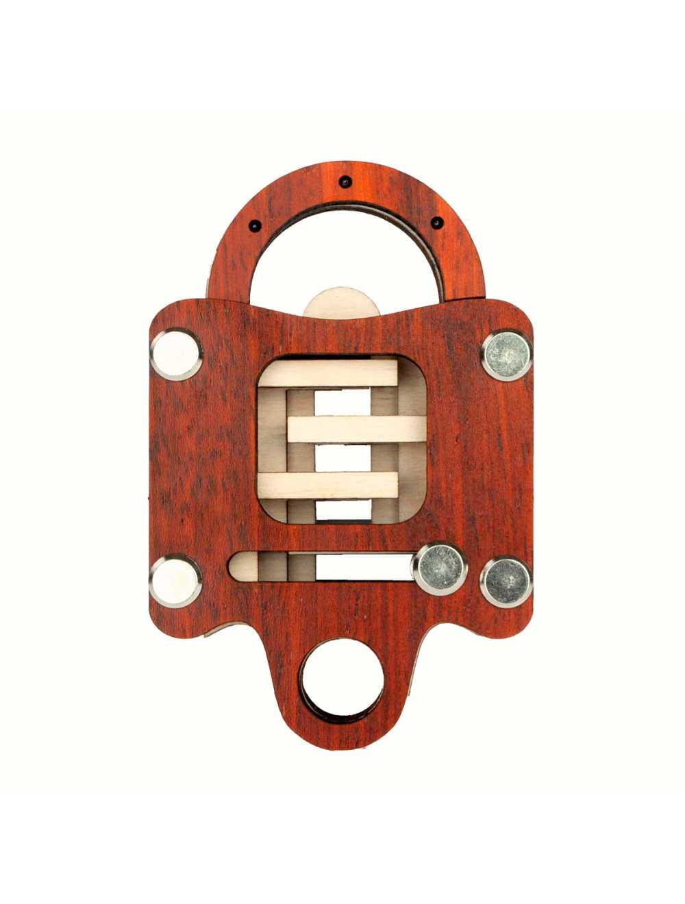 Cadenas-casse-tête Seal Lock Voidlock bois et métal
